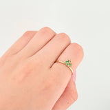 Anillo Mariposa 1.5gr / T7 1/2 / Oro Amarillo 18K