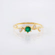 Anillo Hoja Hiedra 1.2gr / T6 / Oro Amarillo 18K *