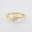 Anillo Solitario 2.7gr / T8 3/4 / Oro Amarillo 18K ©