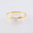 Anillo Solitario Cuatro Garras 1.1gr / T6 3/4 / Oro Amarillo 18K *