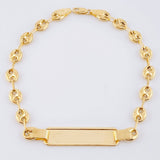 Pulso GC Placa Robusta 5.3gr / 20.5cm / 6.3mm Oro Amarillo 18K