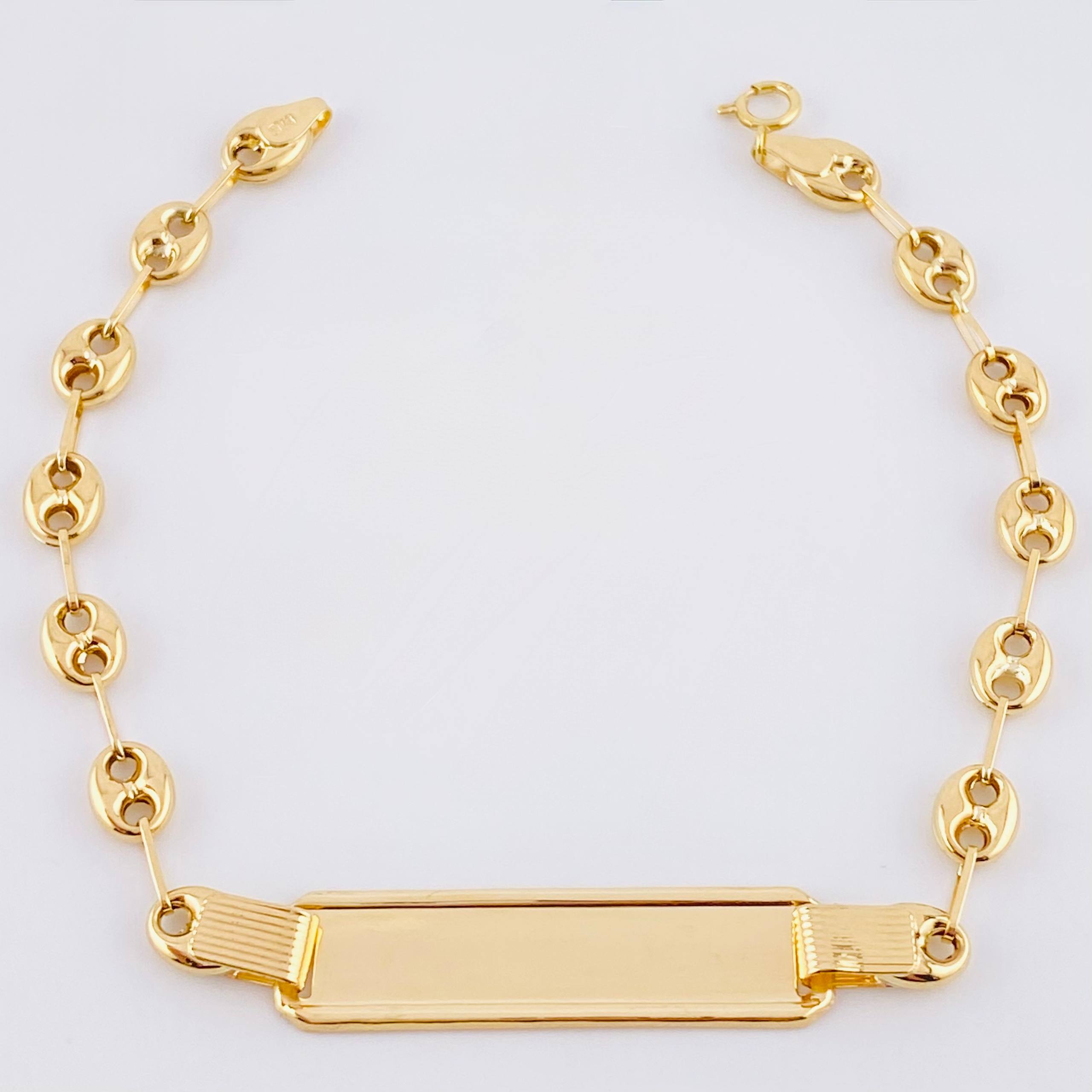 Pulso GC Placa Robusta 3.95gr / 19cm / 5.5mm Oro Amarillo 18K