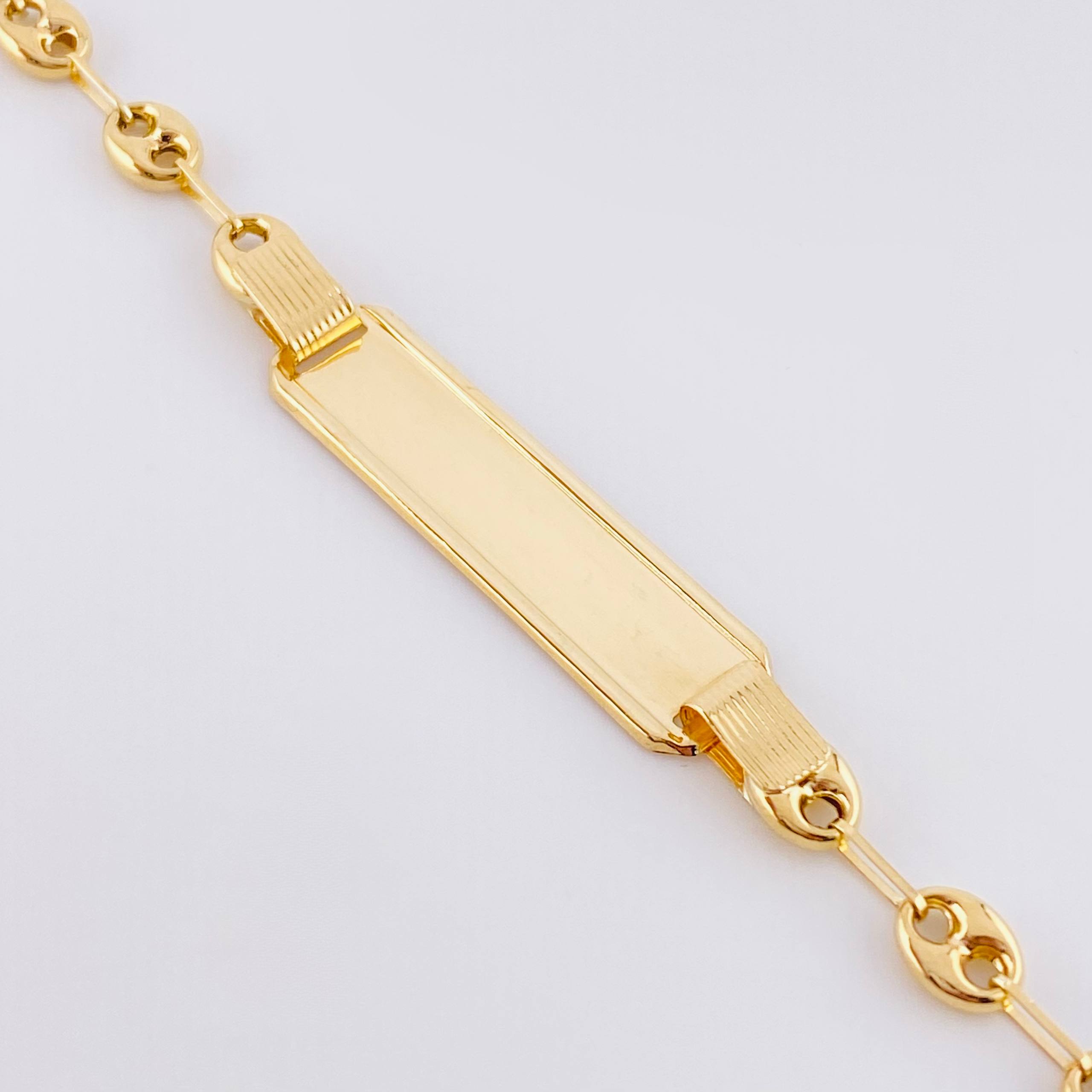 Pulso GC Placa Robusta 3.95gr / 19cm / 5.5mm Oro Amarillo 18K