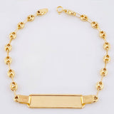 Pulso GC Placa Robusta 3.9gr / 19.5cm / 4.8mm Oro Amarillo 18K