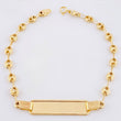 Pulso GC Placa Robusta 4.15gr / 22cm / 4.8mm Oro Amarillo 18K