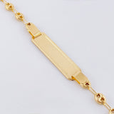 Pulso GC Placa Robusta 3.95gr / 20cm / 4.8mm Oro Amarillo 18K