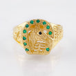 Anillo Herradura Caballo 5.4gr / T9 3/4 / Oro Amarillo 18K ©