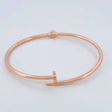 Pulso Aro Clavo 6.4gr / 19cm / 2.6mm Oro Rosa 18K