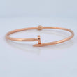 Pulso Aro Clavo 6.4gr / 19cm / 2.6mm Oro Rosa 18K