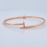 Pulso Aro Clavo 6.4gr / 19cm / 2.6mm Oro Rosa 18K