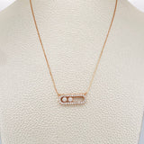 Cadena Veneciana MSK 3.4gr / 45.4cm / 0.51mm Oro Rosa +4 18K $