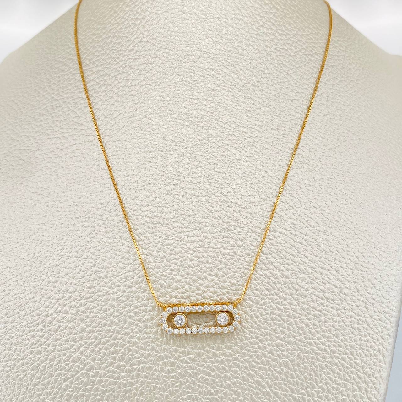 Cadena Veneciana MSK 4.1gr / 45cm / 0.7mm Oro Amarillo +4 18K %