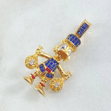 Dije Pato Bolsas de Dinero 5.95gr / 3.5cm / Oro 18K