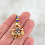 Dije Pato Bolsas de Dinero 5.95gr / 3.5cm / Oro 18K