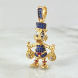 Dije Pato Bolsas de Dinero 5.95gr / 3.5cm / Oro 18K