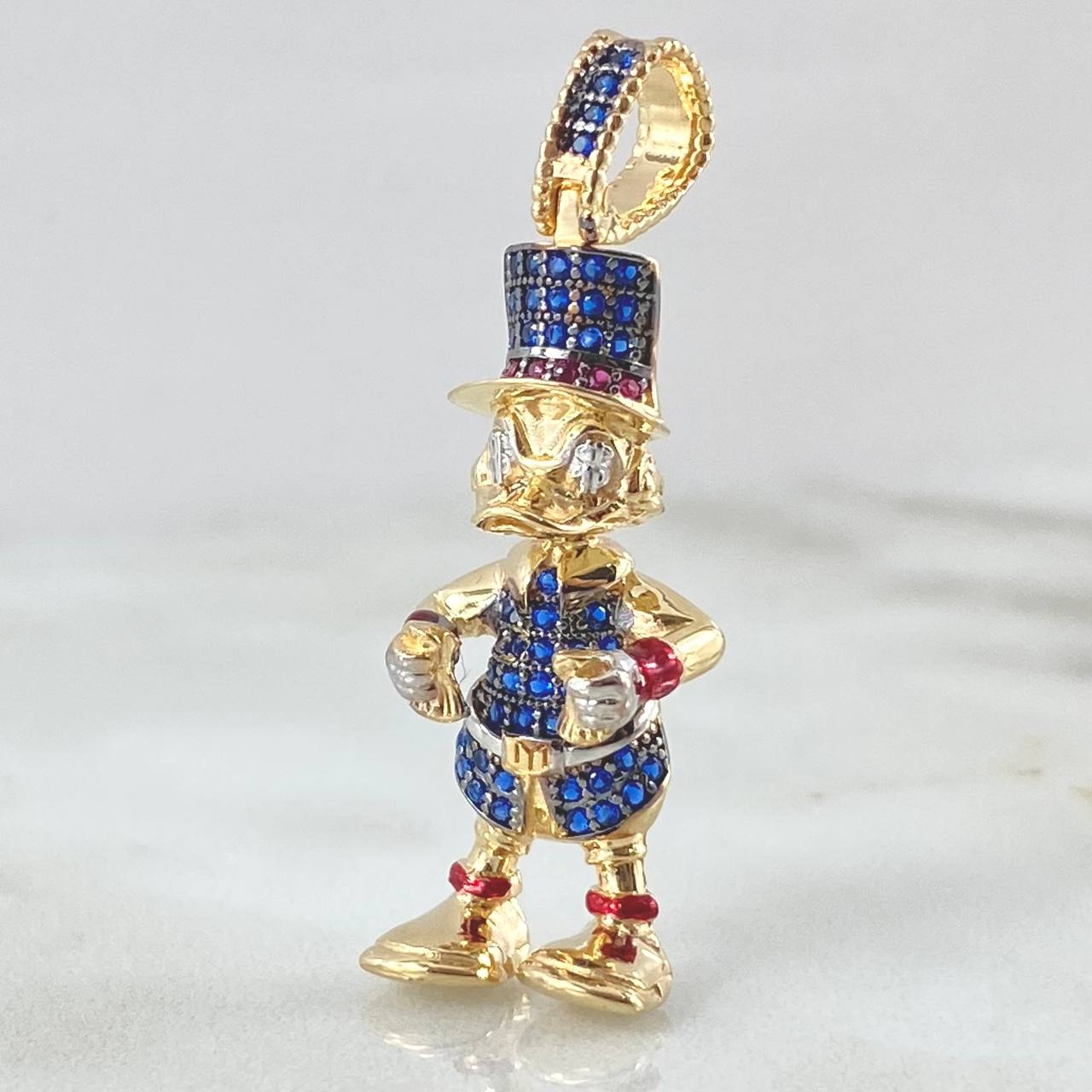Dije Pato Furioso 5.35gr / 3.7cm / Oro 18K