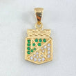 Dije Atlético Nacional 3.65gr / 2.5cm / Oro 18K