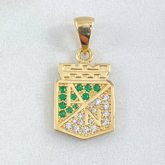 Dije Atlético Nacional 3.65gr / 2.5cm / Oro 18K