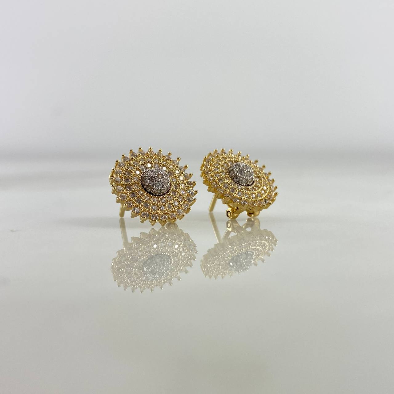 Topos Cupula Real 4.8gr / Circones Blancos Oro Amarillo ©