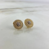Topos Cupula Real 4.8gr / Circones Blancos Oro Amarillo ©