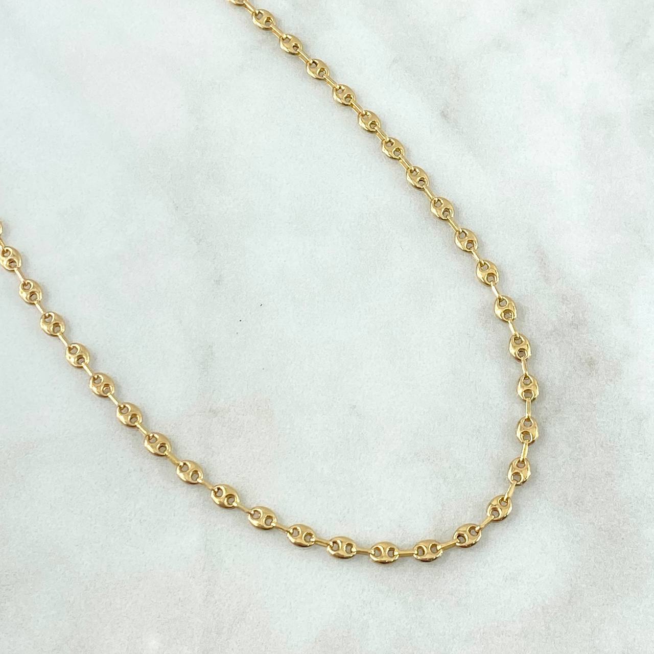 Cadena GC 6.4gr / 45cm / 4mm Lisa Oro Amarillo