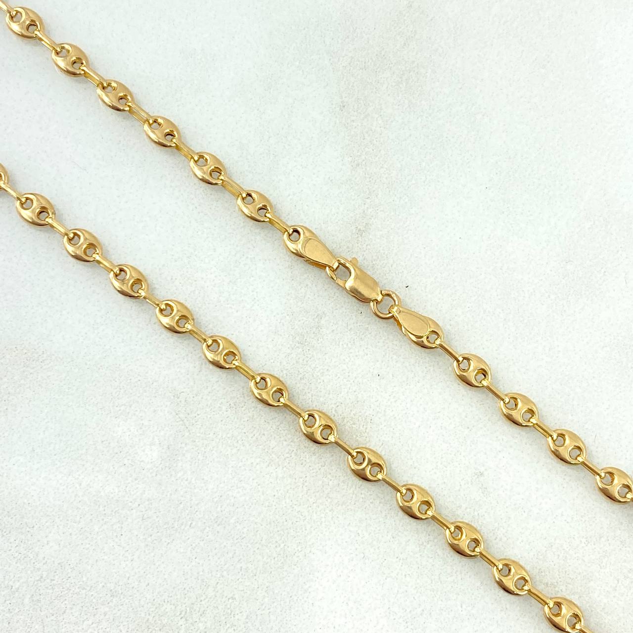 Cadena GC 6.4gr / 45cm / 4mm Lisa Oro Amarillo