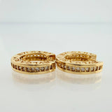 Candongas Linea Bv 4.1gr / 1.3cm / Oro Amarillo 18K $
