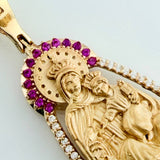 Dije Virgen Del Carmen 7.85gr / 4.2cm / Oro Amarillo 18K %