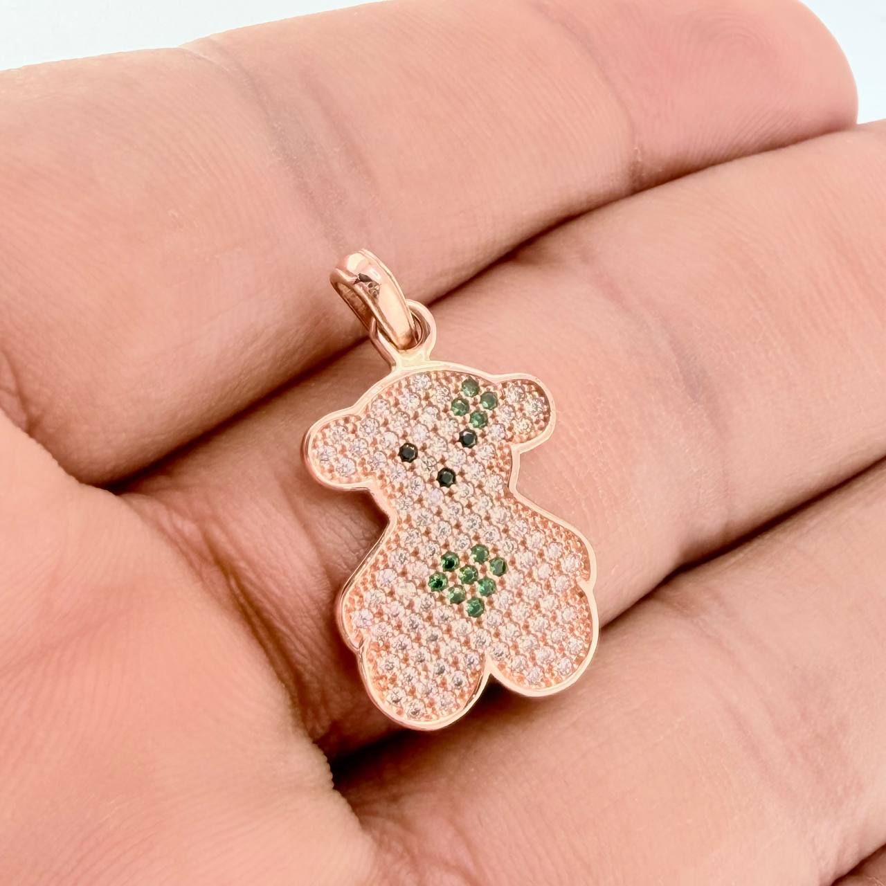 Dije Oso 2.1gr / 3cm / Oro Rosa 18K %