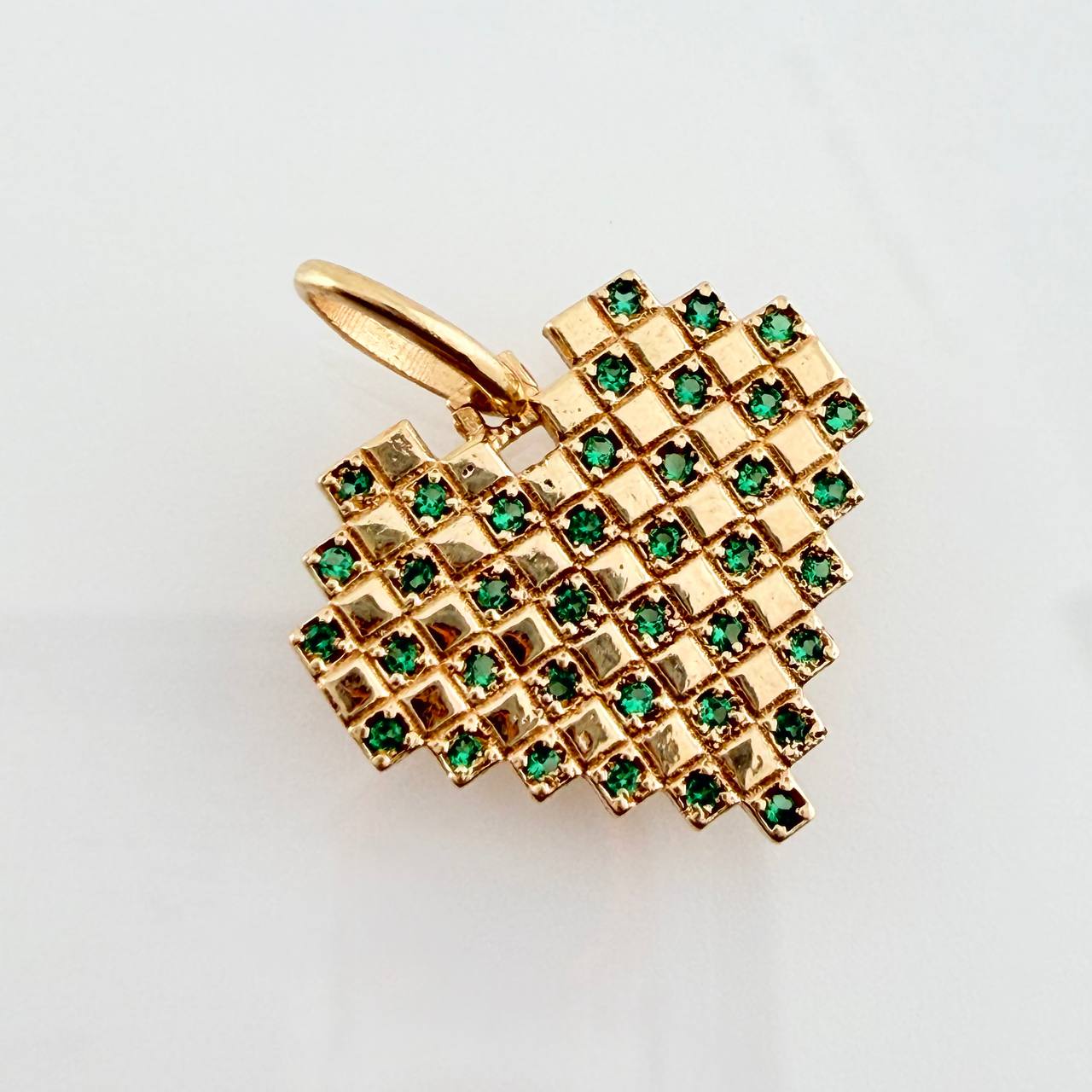 Dije Cudricula Corazon 2.05gr / 2.2cm / Oro Amarillo 18K %