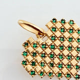 Dije Cudricula Corazon 2.05gr / 2.2cm / Oro Amarillo 18K %