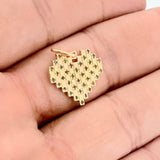 Dije Cudricula Corazon 2.05gr / 2.2cm / Oro Amarillo 18K %