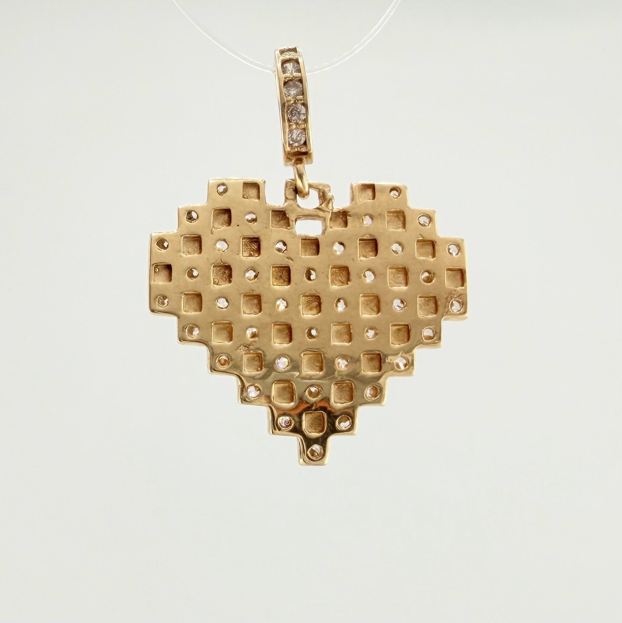 Dije Cudricula Corazon 2.35gr / 2.2cm / Oro Amarillo 18K %