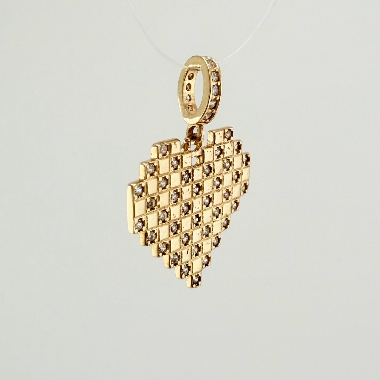 Dije Cudricula Corazon 2.35gr / 2.2cm / Oro Amarillo 18K %
