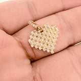 Dije Cudricula Corazon 2.35gr / 2.2cm / Oro Amarillo 18K %