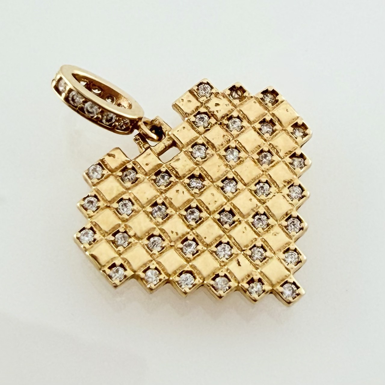 Dije Cudricula Corazon 2.35gr / 2.2cm / Oro Amarillo 18K %