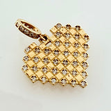 Dije Cudricula Corazon 2.35gr / 2.2cm / Oro Amarillo 18K %