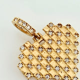Dije Cudricula Corazon 2.35gr / 2.2cm / Oro Amarillo 18K %