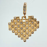 Dije Cudricula Corazon 2.35gr / 2.2cm / Oro Amarillo 18K %