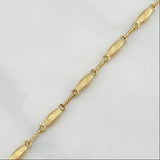 Pulso Rustico Eslabon 3.8 g / 21 cm / 1.3 mm Oro Amarillo 18K