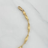 Pulso Rustico Eslabon 3.8 g / 21 cm / 1.3 mm Oro Amarillo 18K