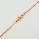 Cadena Militar 3.75g / 60cm / 0.9mm Oro Rosa 18K