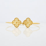 Pulso Aro Trebol 7.2g / 17cm / 2mm Oro Amarillo 18K