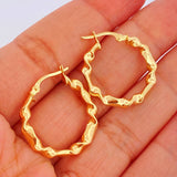 Candongas Kurumi 2.45gr / 2.05cm / Oro Amarillo 18K &