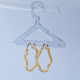 Candongas Tejas 1.65gr / 2.5cm / Oro Amarillo 18K &