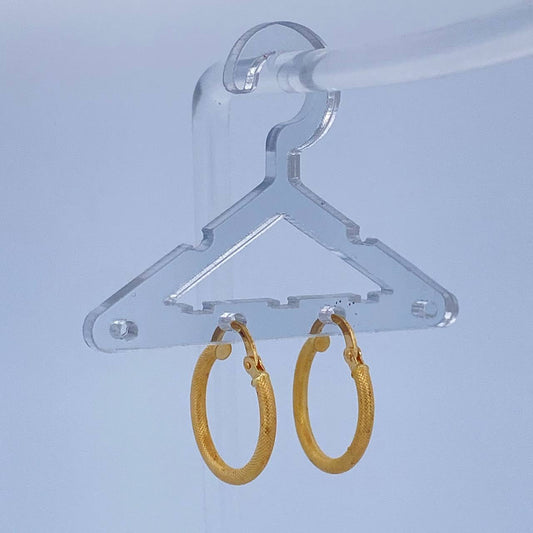 Candongas Tefi 1.4gr / 2cm / Oro Amarillo 18K &