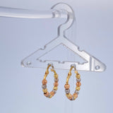 Candongas Militar 2gr / 2cm / Tres Oros 18K &