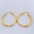 Candongas Mai Rayadas 3.65gr / 3.2cm / Oro Amarillo 18K