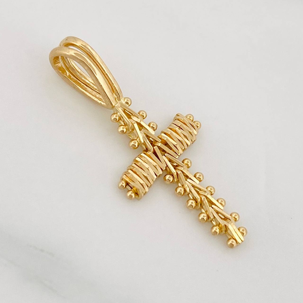 Dije Cruz 1.2g / 2.05cm Oro Amarillo 18K