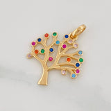 Dije Arbol 1.8g / 2.05cm Oro Amarillo 18K